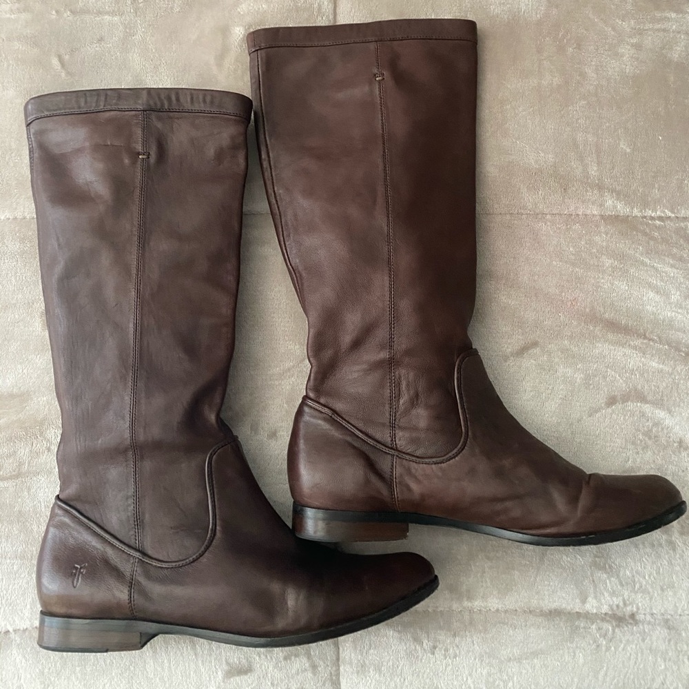 Frye “Cindy Slouch” Western Boots